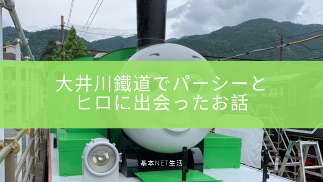 大井川鐵道でパーシーとヒロに出会ったお話 基本net生活