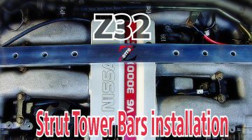 フロント・リアタワーバー装着 　Z32備蓄録
